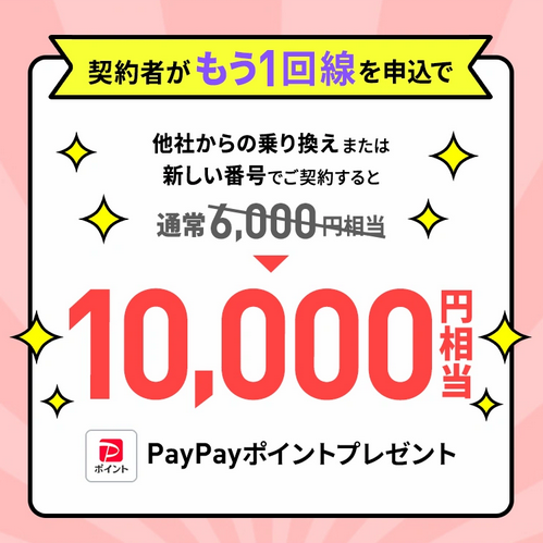 契約者向け！追加申込キャンペーン